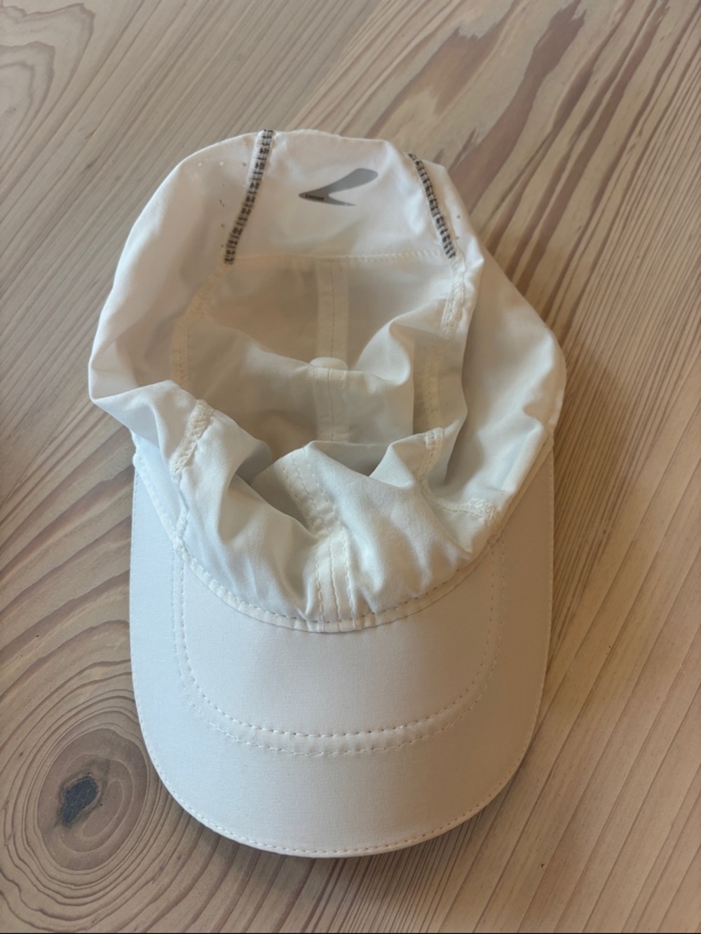 Brooks White Lightweight Running Visor